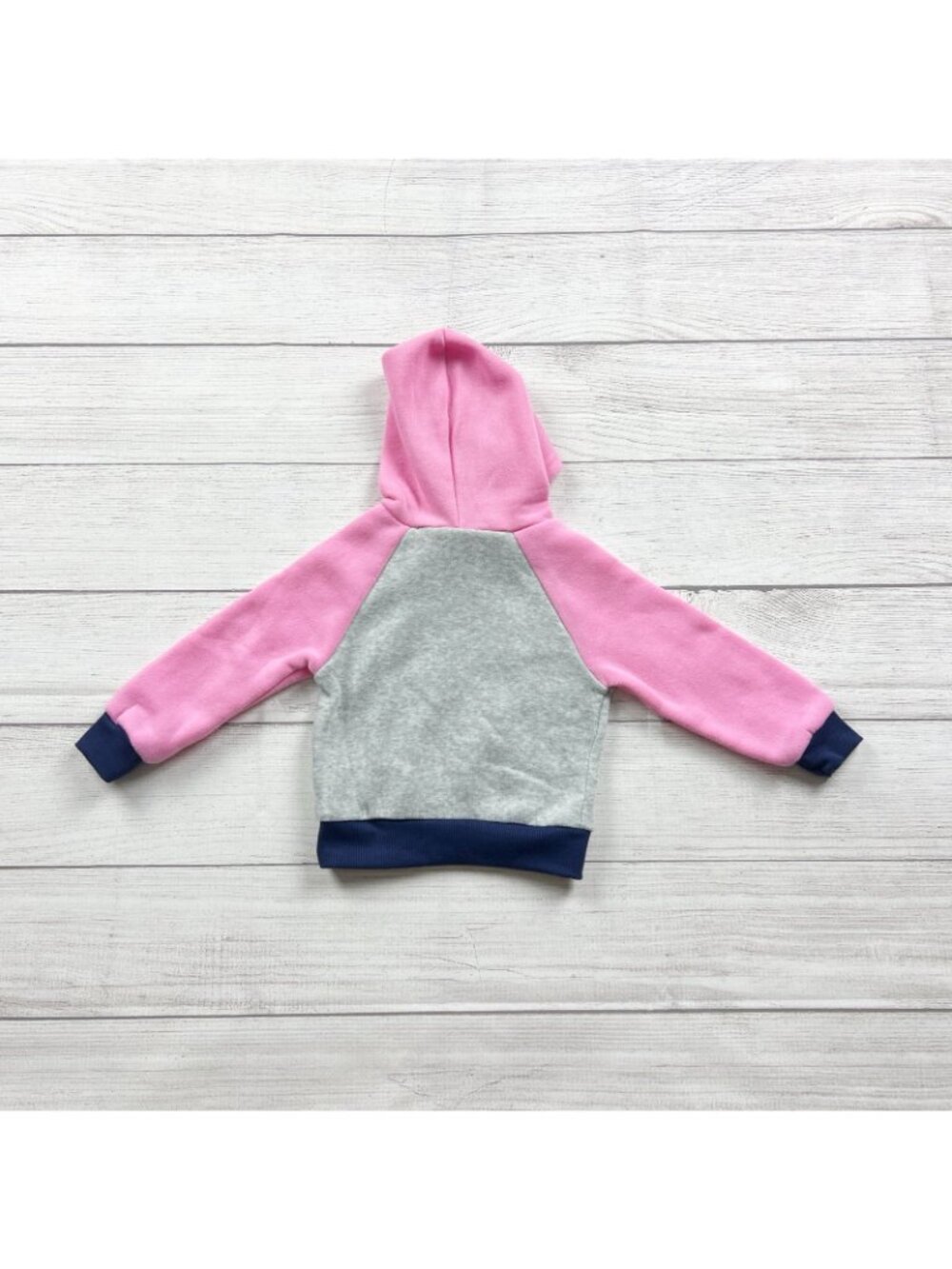 Baby Shark Pinkfong Toddler Hoodie Pink Raglan Long Sleeve Pullover 12-18 Months - Picture 3 of 3